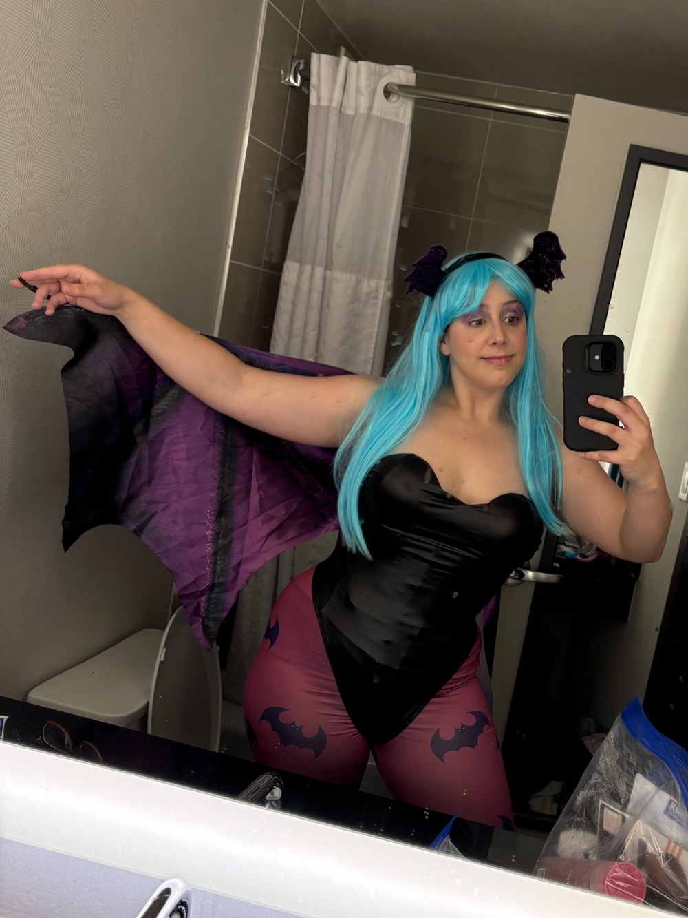 Darkstalkers Morrigan full cosplay